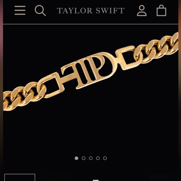 Taylor Swift Tortured Poets Bracelet Gold tone Never opened ! - Picture 5 of 9